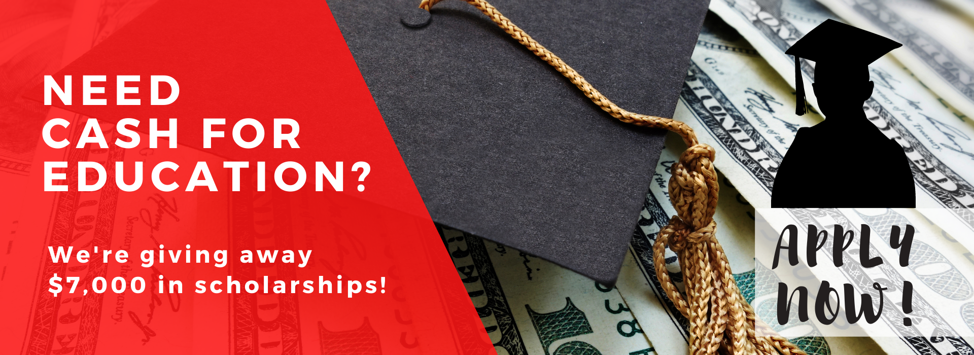 apply now for our scholarships