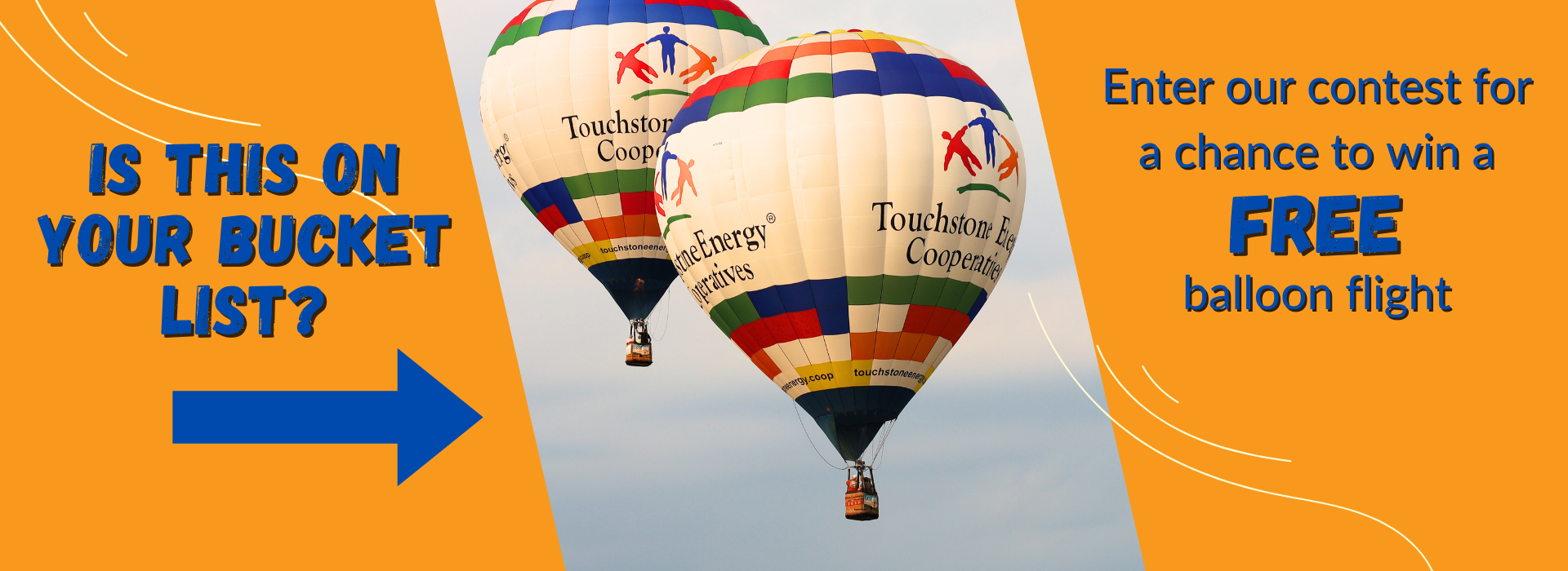 two hot air balloons